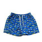 Saint Barth Costume Modello Boxer Tinta Unita con Stampa per Bambino SAINTBART BLU SAINT BARTH 