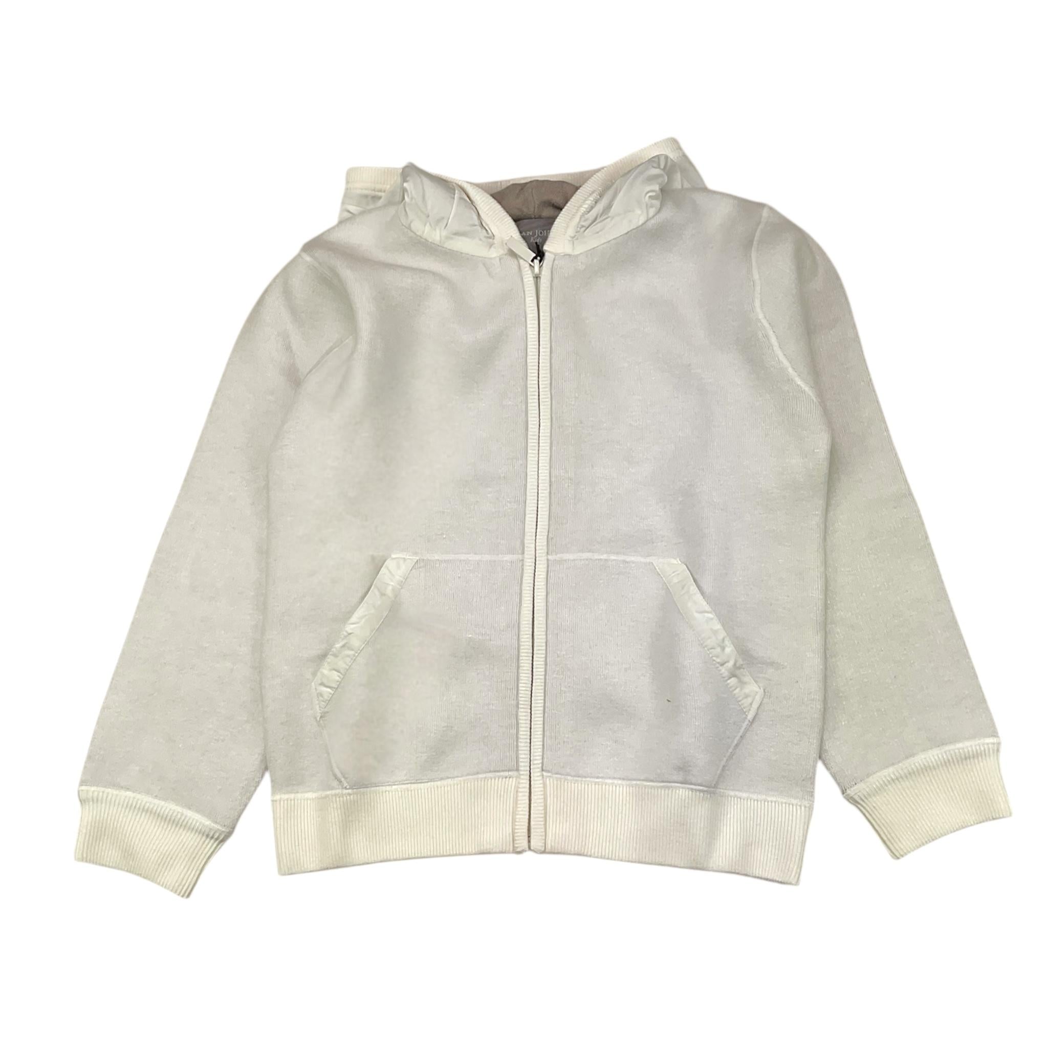 DAN JOHN maglia tinta unita con zip e cappuccio Panna per Bambino MGD5301J PANNA DAN JOHN 
