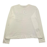 MAYORAL shirt girocollo tinta unita con stampa e taschino in contrasto Panna per Bambina 701736 PANNA MAYORAL 