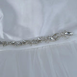 Bella Brilli Abito Cerimonia Tinta Unita con Tulle per Bambina 22 BIANCO BELLA BRILLI 