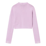 Twinset Cardigan Tinta Unita con Bottoni In Contrasto per Bambina 251GJ3QW4 LILLA TWINSET 