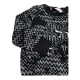 CESARE PACIOTTI maglia girocollo tinta unita con stampe in contrasto Nero per Neonato MGP5351BX NERO CESARE PACIOTTI 