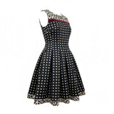 Monnalisa Abito Cerimonia Giromanica con Fantasia per Bambina 418906 NERO MONNALISA 