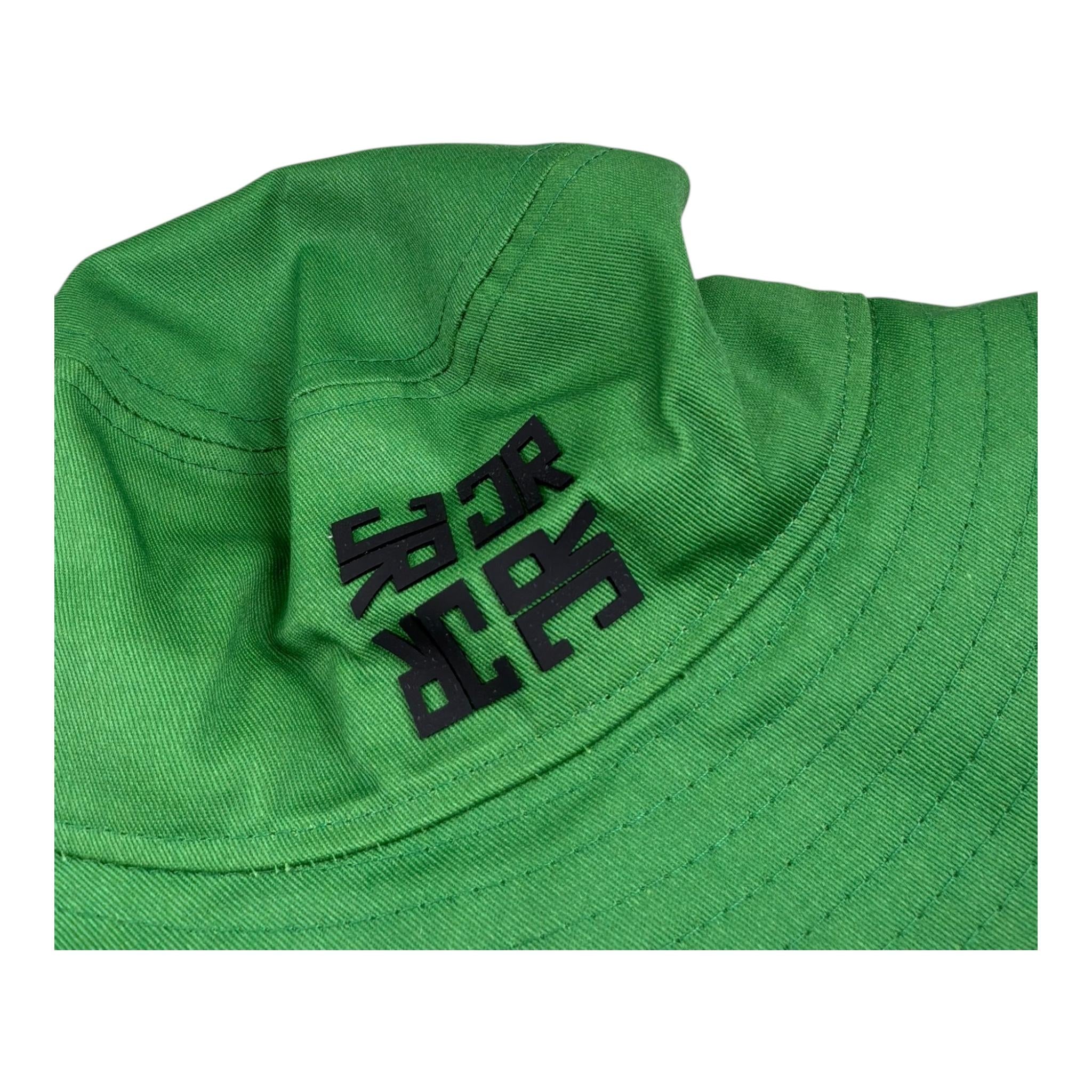 John Richmond Cappello Modello Pescatore Tinta Unita con Stampa per Bambino RIP26018HA VERDE JOHN RICHMOND 