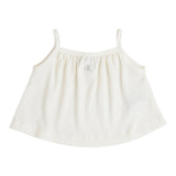 Calvin Klein Top Tinta Unita con Bretelle per Bambina IG0IG02870 PANNA CALVIN KLEIN 