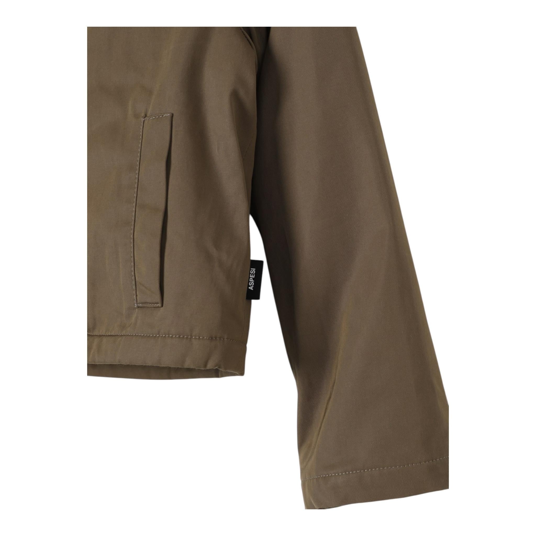 ASPESI giacca modello crop tinta unita con bottoni Verde per Bambina F24044GMN01054 VERDE ASPESI 