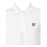 Lyle&Scott Polo Mezza Manica Tinta Unita per Bambino SPB200V BIANCO LYLE&SCOTT 