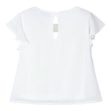 Mayoral Camicia Mezza Manica Tinta Unita per Neonata 3182N BIANCO MAYORAL 