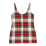 LU LU BY MISS GRANT abito con fantasia scozzese e bretelle Rosso per Bambina LL3275 ROSSO LU LU BY MISS GRANT 