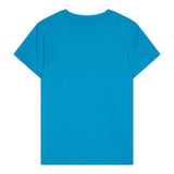 Moschino T-Shirt Girocollo Tinta Unita con Stampa per Bambino HYM04K AZZURRO MOSCHINO 