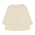 LIU JO shirt girocollo tinta unita con stampa in contrasto Panna per Neonata HF4078X PANNA LIU JO 