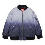 DIESEL giubbino bicolore con zip Nero/grigio per Bambino J01965 NERO/GRIGIO DIESEL 