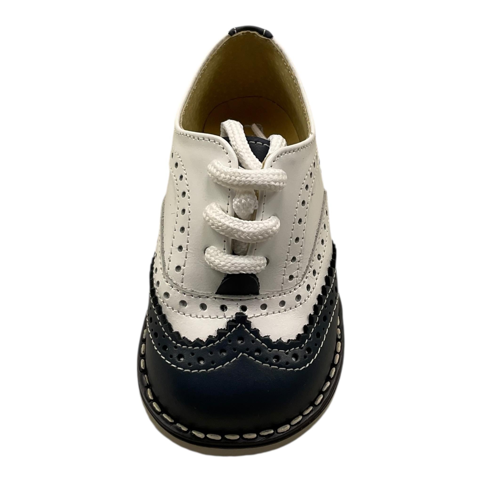 Panyno Polacchine Bicolore per Neonato B2628 BIANCO/BLU PANYNO 