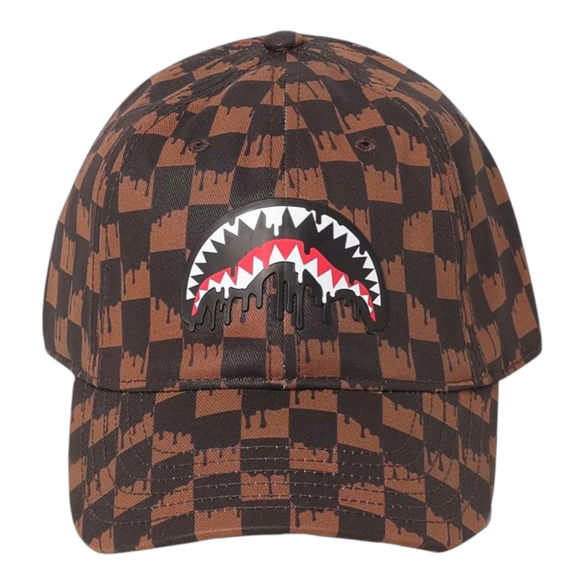 Sprayground Cappello Modello Berretto Tinta Unita con Fantasia per Bambino SP15015BRWN MARRONE SPRAYGROUND 