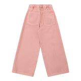 Il Gufo Jeans Tinta Unita Modello Palazzo per Bambina P25PL434J0044 ROSA IL GUFO 