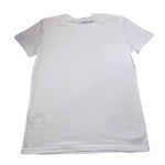 Bikkembergs T-Shirt Girocollo Tinta Unita con Stampa per Bambino BK3153 BIANCO BiKKEMBERGS 