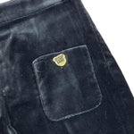 MOSCHINO short tinta unita in velluto Nero per Bambina HDQ01V NERO MOSCHINO 