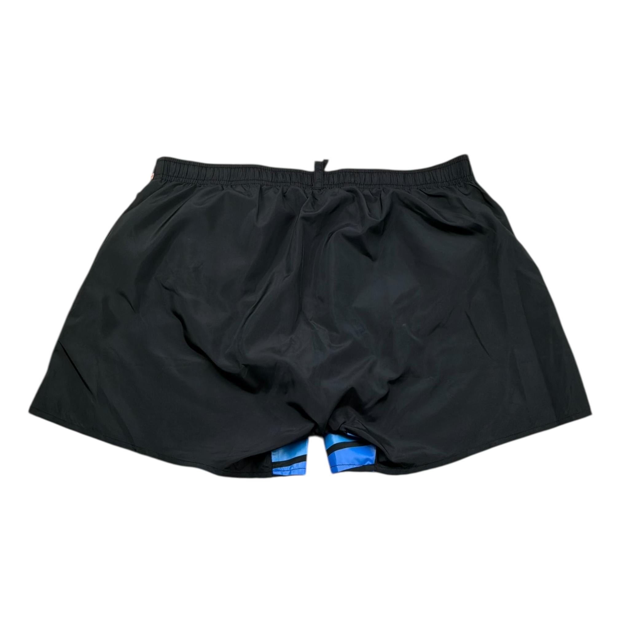 Dsquared2 Costume Tinta Unita Modello Boxer per Bambino DQ2896 NERO DSQUARED2 