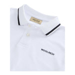Woolrich Polo Mezza Manica Tinta Unita con Profili In Contrasto per Bambino CFWKPO0040MRUT BIANCO WOOLRICH 