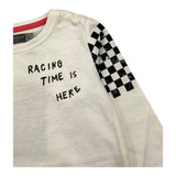 CANADA HOUSE shirt girocollo tinta unita con stampa in contrasto Bianco per Neonato 24453010 BIANCO CANADA HOUSE 