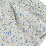 A' La Page Camicia Tinta Unita con Fantasia Fiori per Bambina AL27J BIANCO A' LA PAGE 