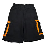 Disclaimer Bermuda In Tuta tinta unita con Stampa Nero per Bambino 23EDK53803 NERO DISCLAIMER 