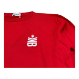 Bikkembergs Maglia Girocollo Tinta Unita con Logo per Bambino BK1606 ROSSO BiKKEMBERGS 