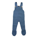 BABIDU salopette tinta unita con bottoni Azzurro per Neonato 20682 AZZURRO BABIDU 