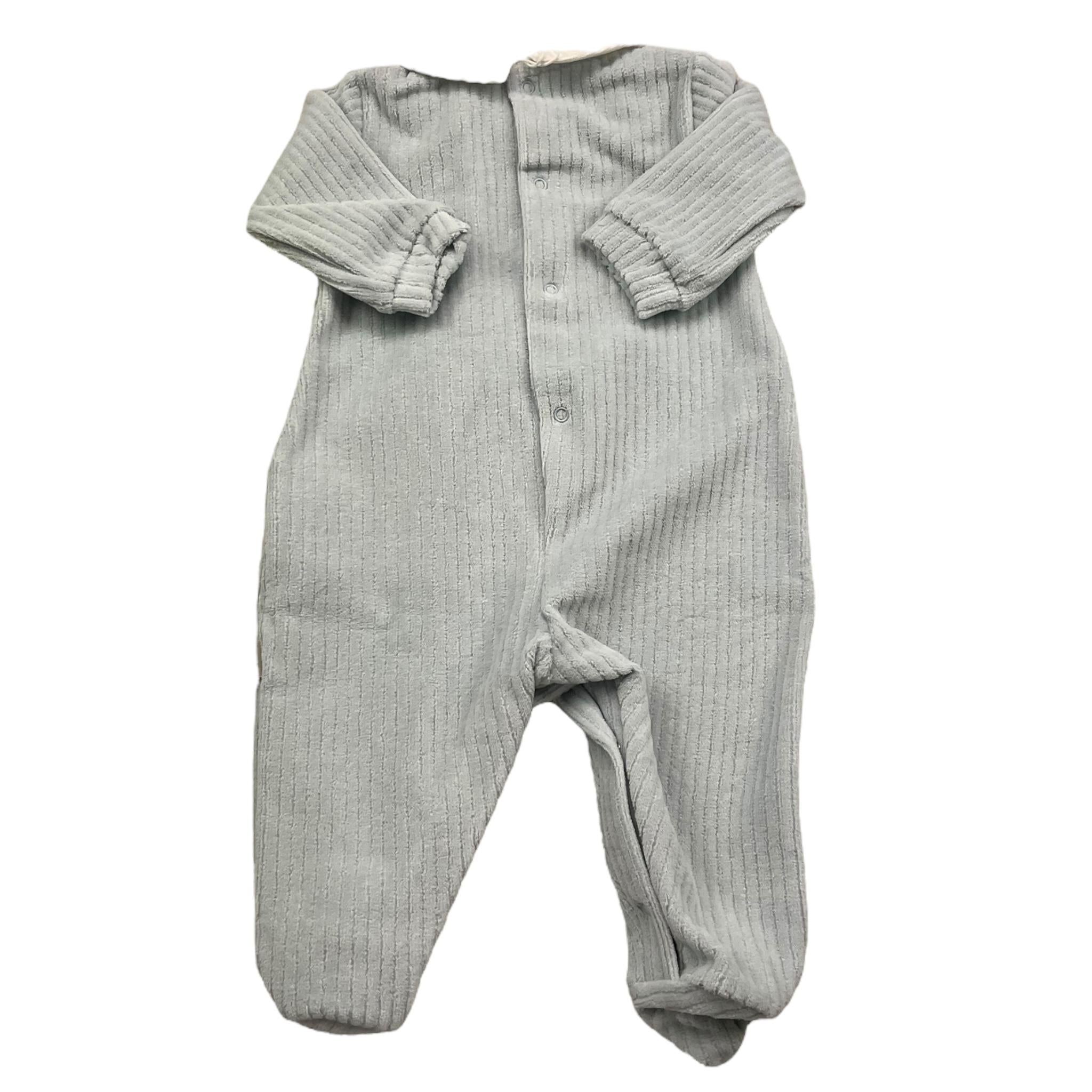 LALALU' tutina tinta unita con stampa Azzurro per Neonato TCL1NX AZZURRO LALALU' 