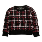 JOHN RICHMOND maglia tinta unita girocollo con fantasia Nero per Neonato RIA25076MA NERO JOHN RICHMOND 