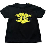 John Richmond T-Shirt Girocollo Tinta Unita con Stampa per Neonato RIP26072TS NERO JOHN RICHMOND 