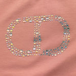 Twinset T-Shirt Girocollo Tinta Unita con Stampa per Neonata 251GJ2485 ROSA TWINSET 