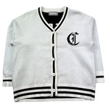 Just Cavalli Cardigan Tinta Unira con Logo per Bambina JGP26168CD BIANCO JUST CAVALLI 