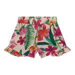 Guess Short Tinta Unita con Fantasia Fiori per Neonata K5GD06WG5S2N ROSA GUESS 