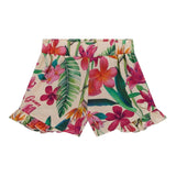 Guess Short Tinta Unita con Fantasia Fiori per Neonata K5GD06WG5S2N ROSA GUESS 