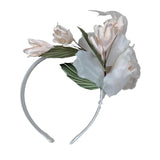 Gai Mattiolo Cerchietto Tinta Unita con Applicazioni per Bambina GM200712 BIANCO GAI MATTIOLO 