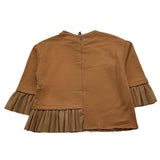 DIXIE felpa chiusa girocollo tinta unita con spille Marrone per Bambina LB17040G67X MARRONE DIXIE 