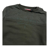 CESARE PACIOTTI felpa chiusa girocollo tinta unita con stampa Verde per Neonato MFP5354BXX VERDE CESARE PACIOTTI 