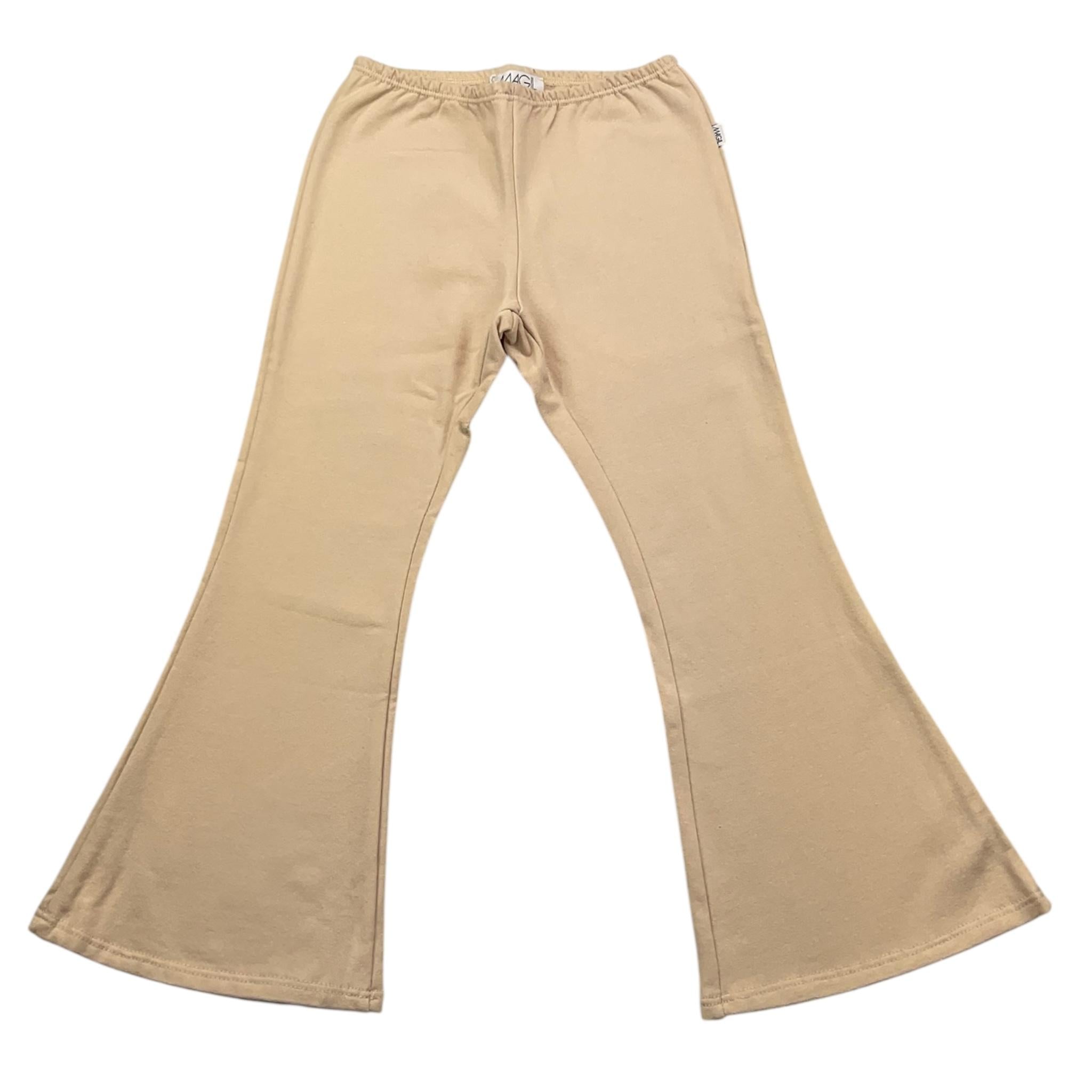 MAGIL pantalone tinta unita modello zampa Panna per Bambina GN25038 PANNA MAGIL 