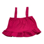 Janice Top Tinta Unita con Bretelle per Bambina JN237R FUXIA JANICE 