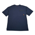 Refrigiwear T-Shirt Girocollo Tinta Unita con Taschino per Bambino 116TRMJS25 BLU REFRIGIWEAR 