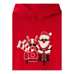 IL GUFO felpa chiusa cn cappuccio tinta unita cn stampa Rosso per Neonato A24MF292M0116 ROSSO IL GUFO 