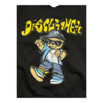 Disclaimer Felpa Chiusa Girocollo Tinta Unita con Logo per Bambino 25EDK58430 NERO DISCLAIMER 