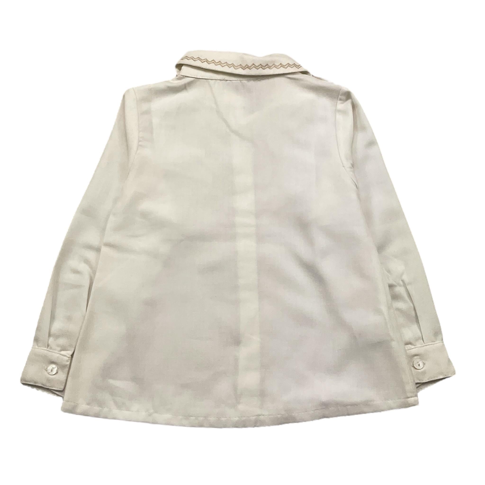 MALVI & CO camicia manica lunga tinta unita Bianco per Bambino F23M013CAZL BIANCO MALVI & CO 