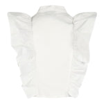 Marc Ellis Camicia Tinta Unita con Balze per Bambina JMJSH16684 BIANCO MARC ELLIS 