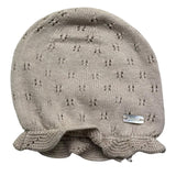 Le Bebe Cappello Tinta Unita con Trafori per Neonata LBG6272 BEIGE LE BEBE 