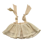 Janice Top Tinta Unita Traforato per Bambina JN818B BEIGE JANICE 