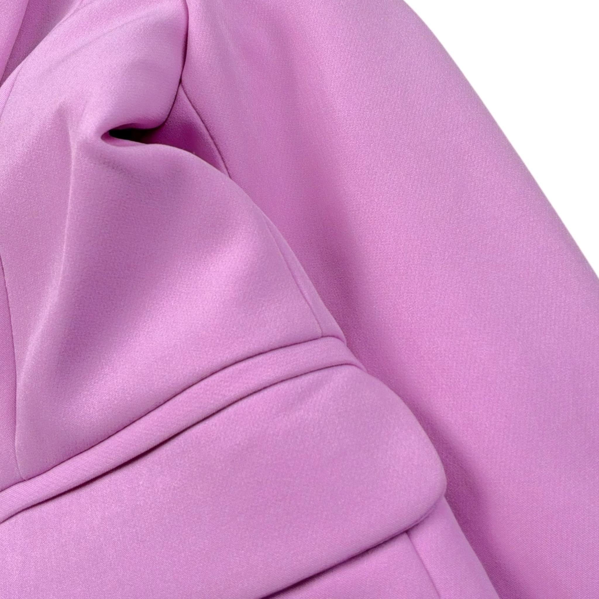 Petit Posh Giacca Tinta Unita Monopetto per Neonata GFBS25041GCX GLICINE PETIT POSH 