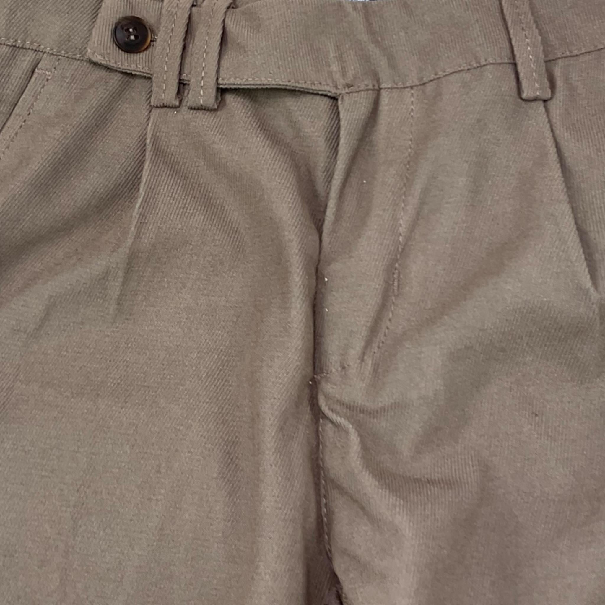 DRUMOHR pantalone tinta unita con girovita regolabile Fango per Bambino W3TR63 FANGO DRUMOHR 