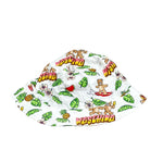 Moschino Cappello Modello Pescatore Tinta Unita con Stampa per Neonato MUX05S BIANCO MOSCHINO 